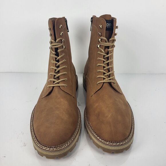 Madden Men's M-elvann Combat Boot Tan Brown Size 12 - Picture 6 of 14